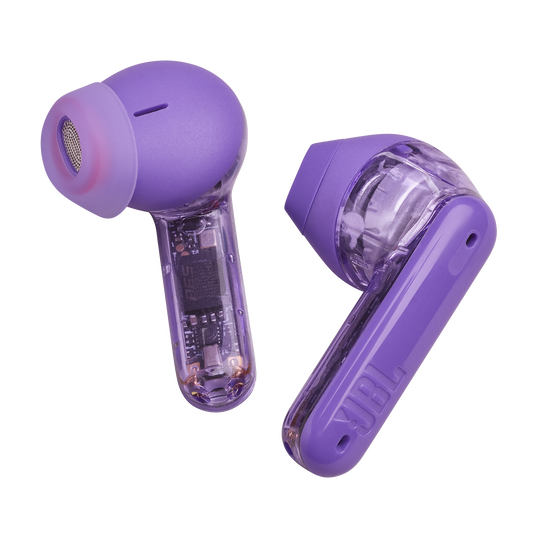 JBL Tune Flex Ghost Edition - Purple Ghost - True wireless Noise Cancelling earbuds - Detailshot 6